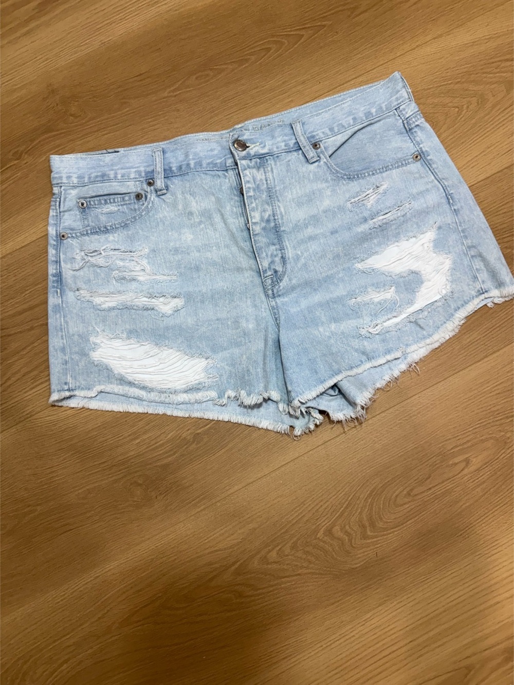 American Eagle Women's Distressed Denim Jean Shorts